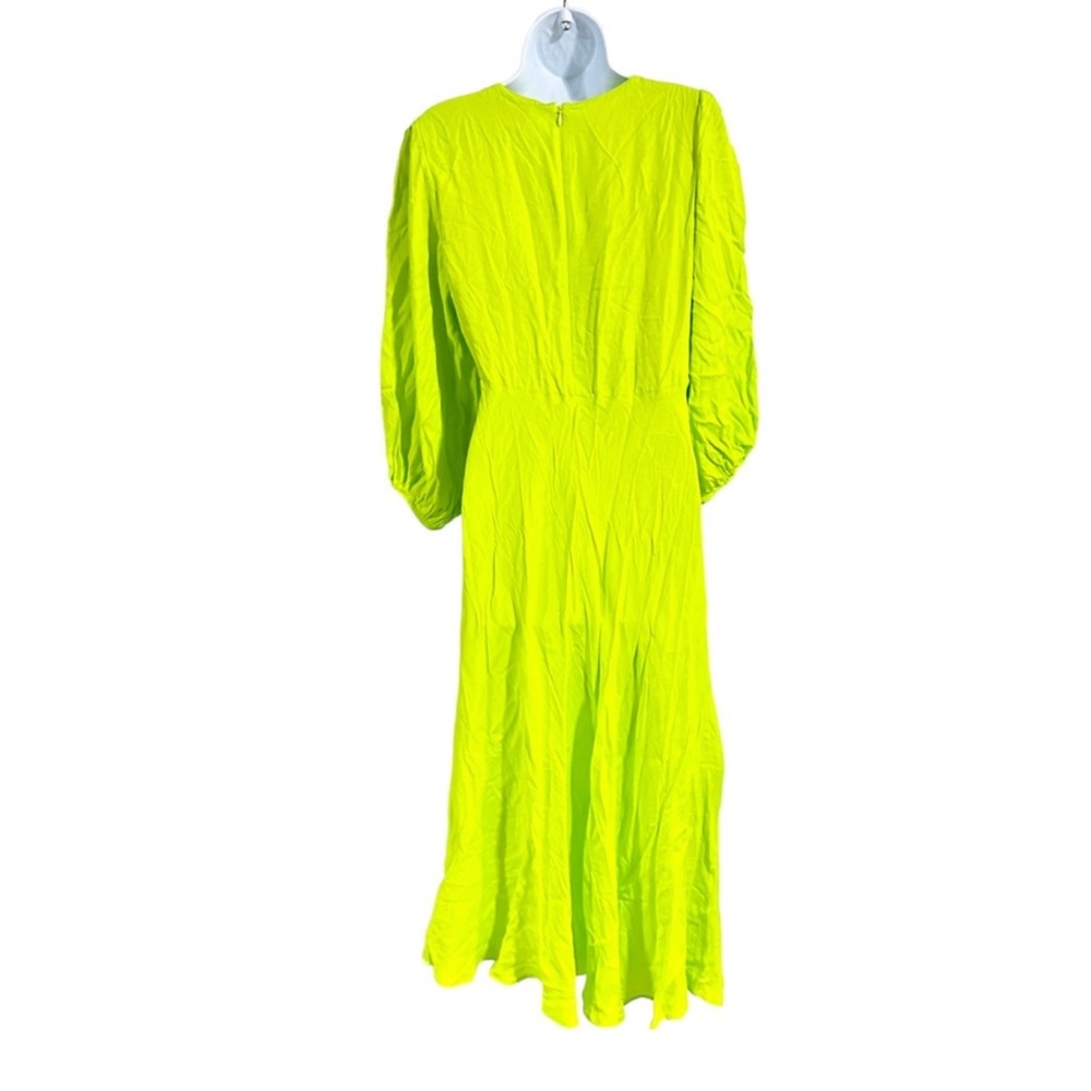 Farm Rio Lime Circle Cut Out lenzing™ Ecovero™ Midi dress - M  NWT - Picture 6 of 10